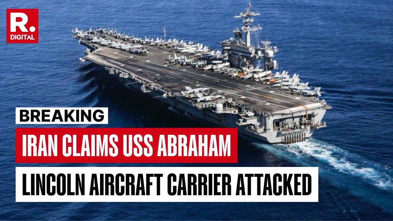 BREAKING: Iran Attacks USS Abraham Lincoln Aircraft Carrier With 4 Ballistic Missiles, Says IRGC
