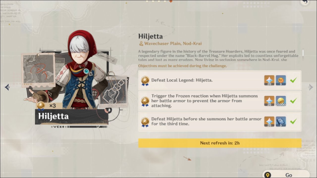 6.3 Guide: Easily Beat Local Legend Hiljetta with Freeze! Genshin Impact