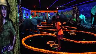 Jungle Themed - Blacklight Mini Golf