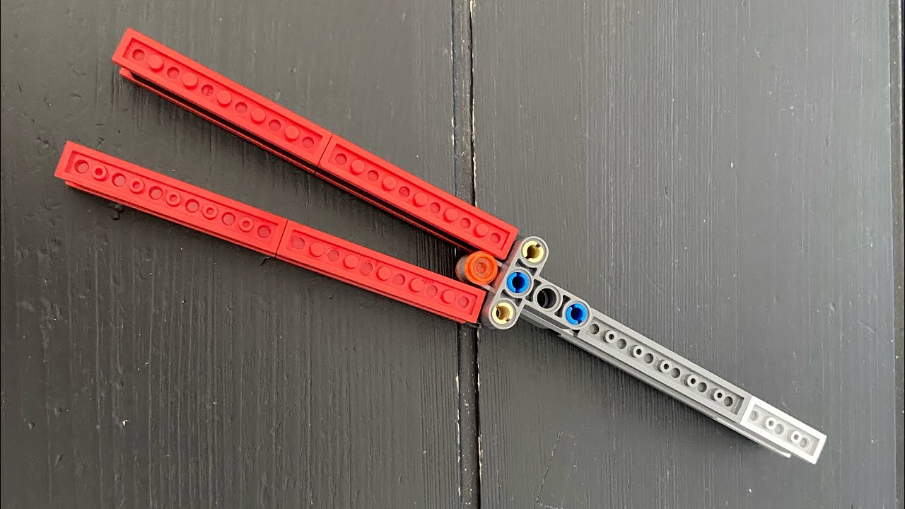 Lego butterfly knife (free instructions)