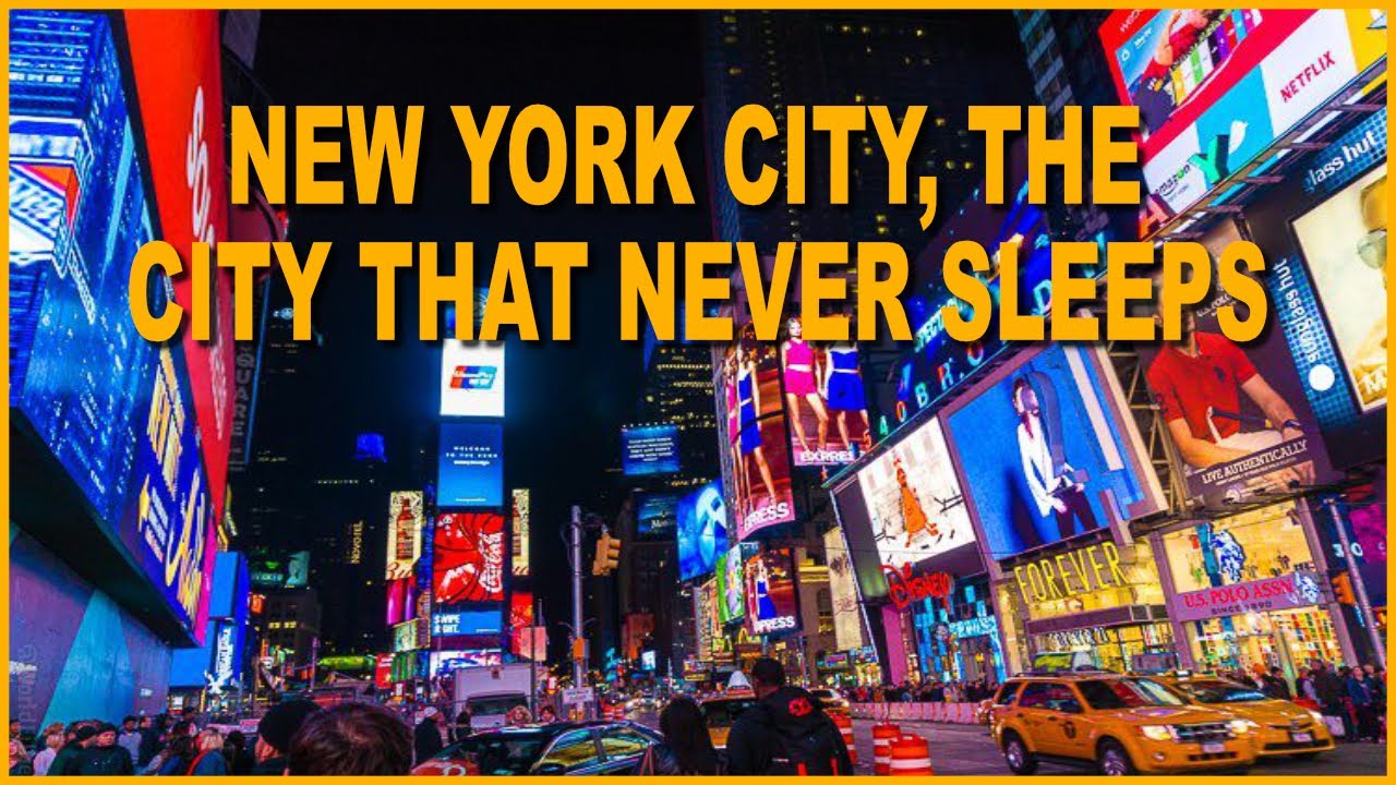 New York City, the city that never sleep - YouTube