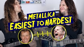 TOP 10 METALLICA RIFFS FROM EASIEST TO HARDEST