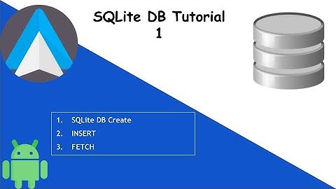 SQLite Database in android studio, local database create , update, fetch data in android studio.