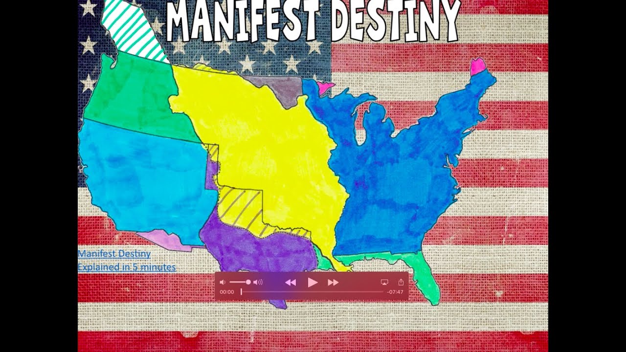 Manifest Destiny Map Notes YouTube Manifest Destiny Map Notes YouTube