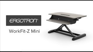 Ergotron Workfit Z Mini Sit Stand Desktop Converter - Radius Office