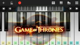 Game Of Thrones Bgm Piano | Title Music screenshot 3