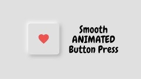 Smooth Animated Button Press • Flutter Tutorial