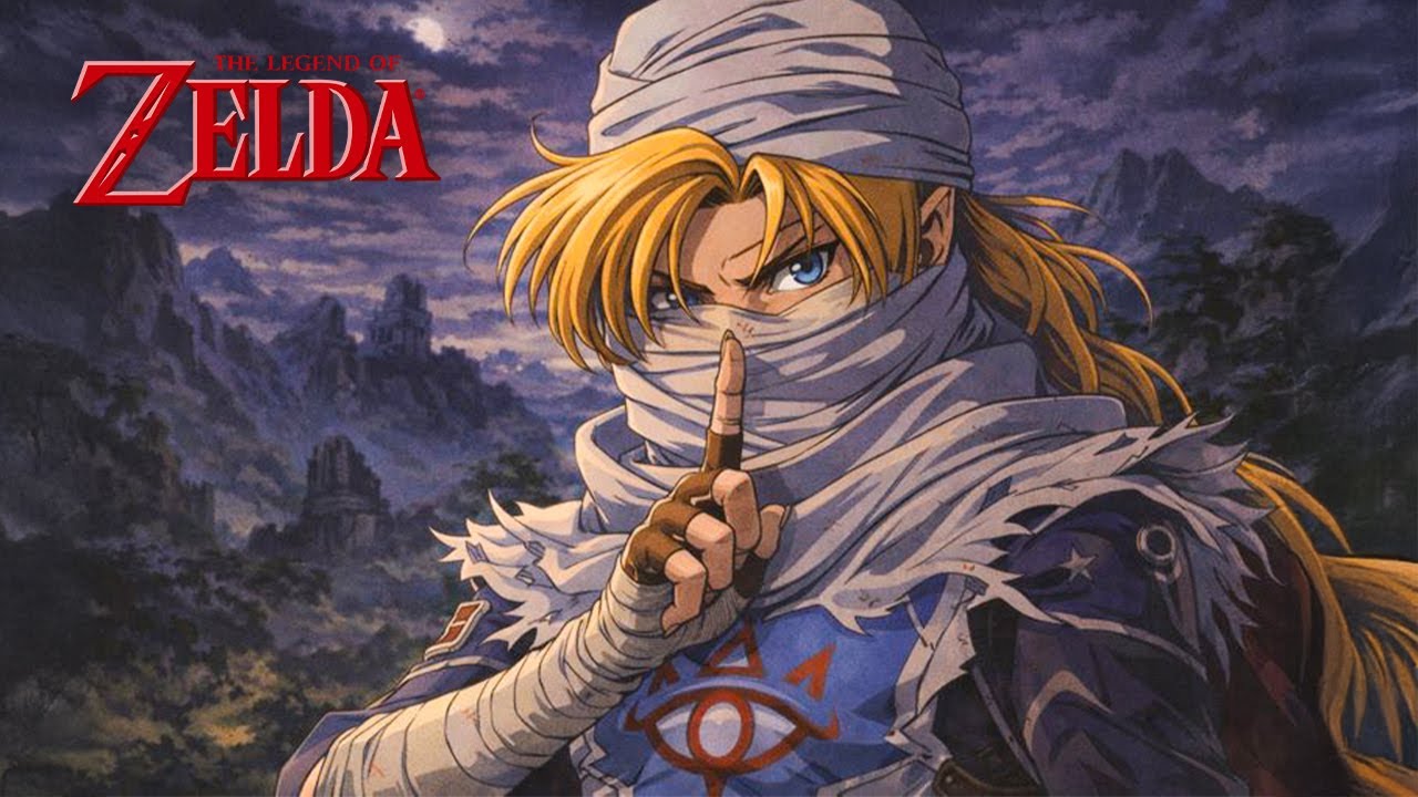 Legend of Zelda 90s Retro Anime Style