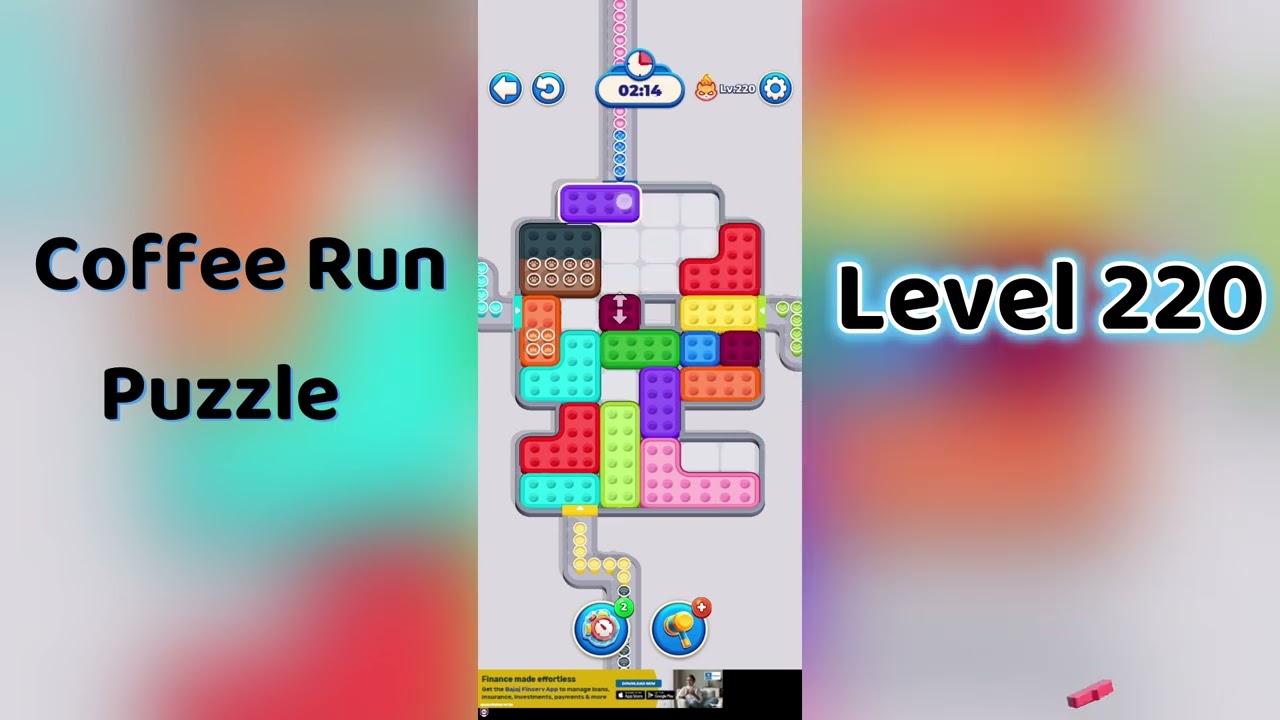 ☕ Coffee Run Puzzle Level 220 Walkthrough 🔍 | Coffee Run Level 220