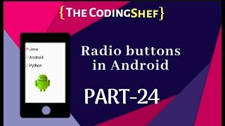 How to make Radio buttons in Android using Java ?| Radio Buttons| (Hindi) lecture 24
