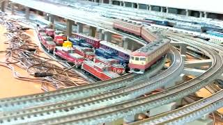 鉄道ジャーナル版、東北新幹線暫定開業後の急行まつしま457系、仙台ー福島間3両編成が行く、