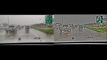 Drive in heavy rain with Lolaark Vision