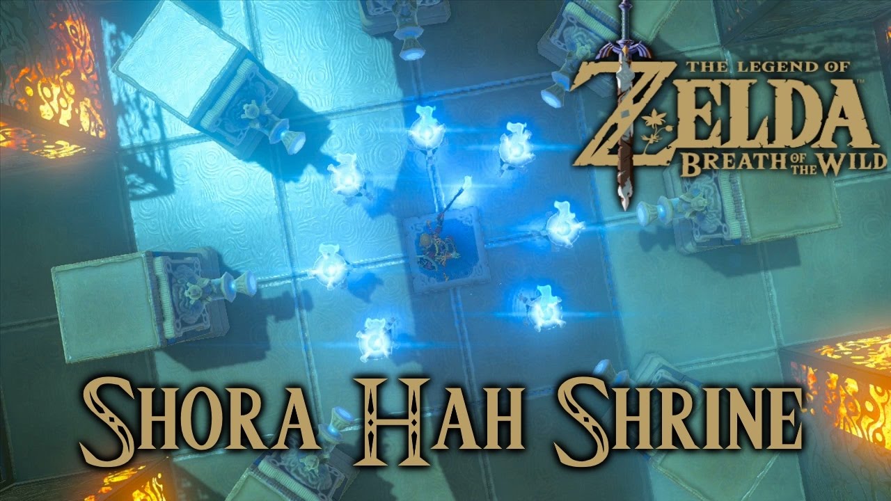 Zelda Breath Of The Wild Playthrough Shora Hah Shrine, Blue Flame (All Chests) YouTube
