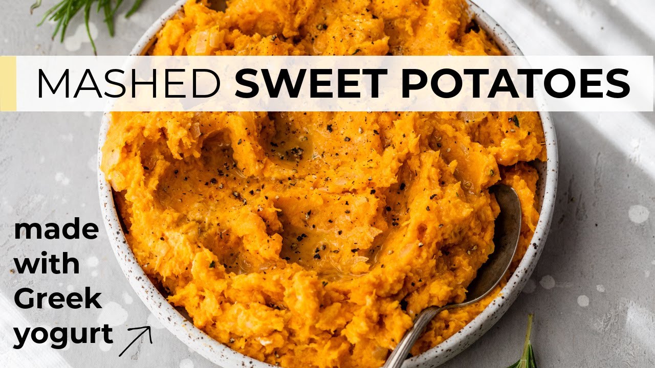 MASHED SWEET POTATOES | healthy recipe | Clean & Delicious