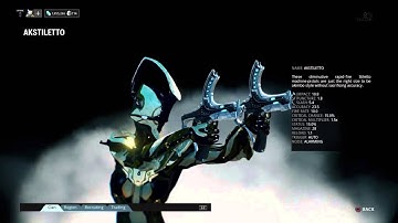 WARFRAME: Weapons Archive: Akstiletto