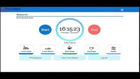 How to enroll an employee to the PT-2260 fingerprint clock