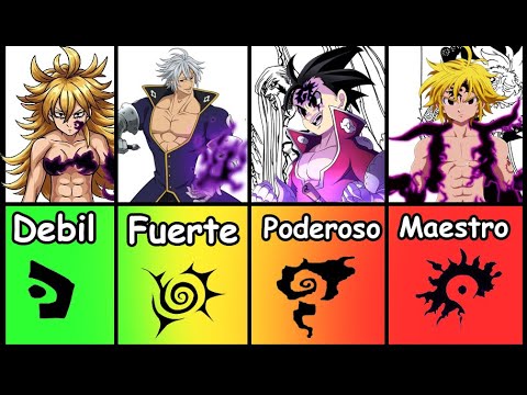 Explicación: Los 6 Usuarios más poderosos de la Marca Demoniaca Nanatsu no Taizai: Fundo no Shinpan