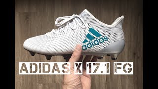 Adidas X 17.1 FG 'White/Energy Blue/Clear Grey ' | UNBOXING | football boots | 2017 | HD
