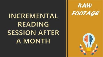 VOD SuperMemo:  Incremental Reading session after a month