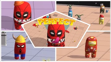 MAX LEVEL IMPOSTER SMASHERS AMOUNG US 😎⛔ Gameplay All level (Android IOS)