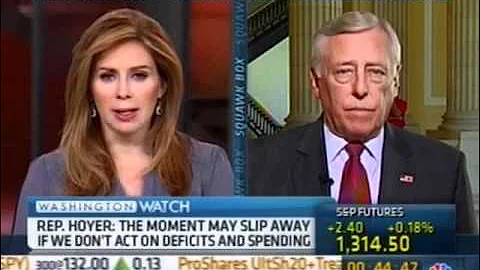 Whip Hoyer on CNBC Discussing the Debt Limit and Deficit Negotiations