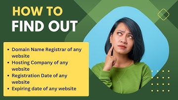 How To Check Information About Any Website: Domain, Hosting, Registration, Expiration, Owner.