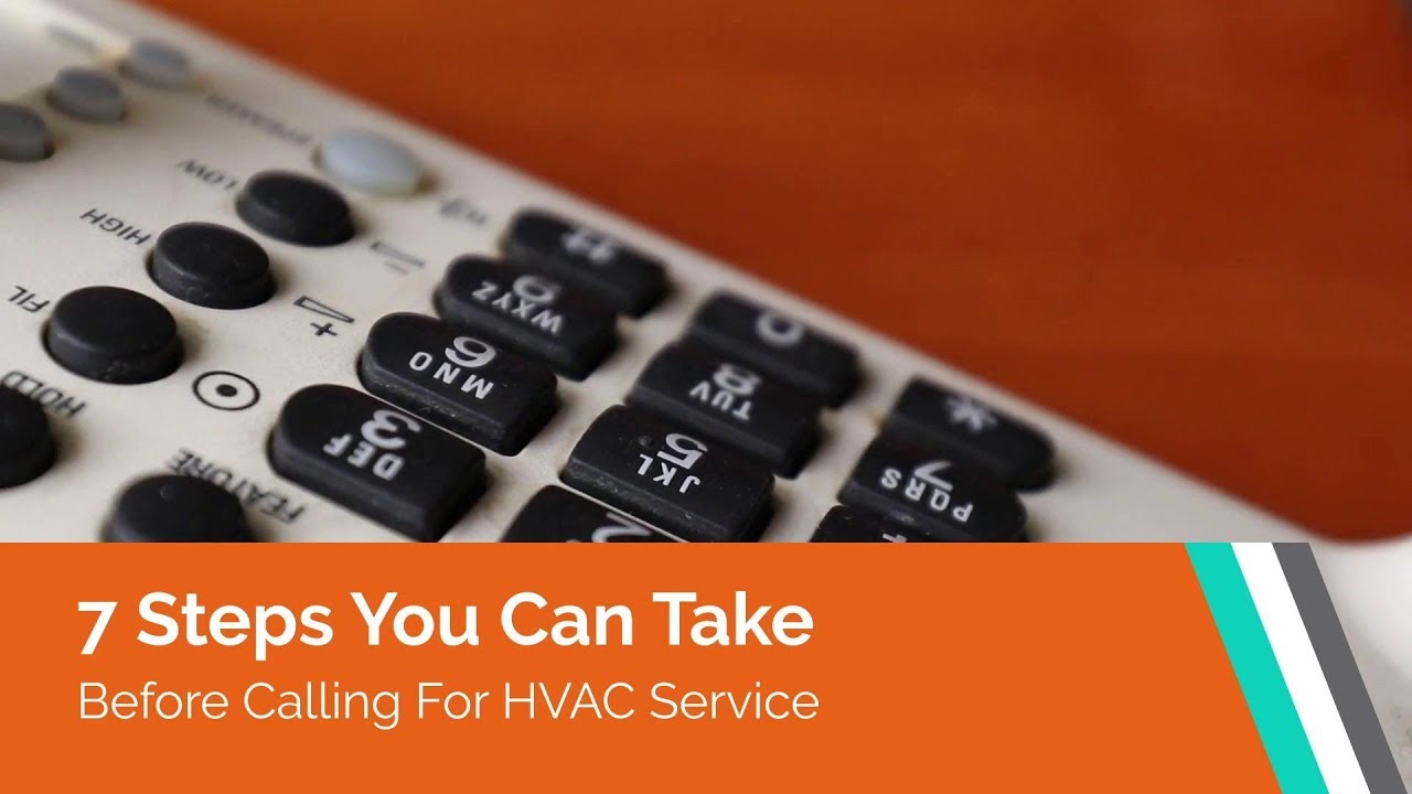 HVAC Tips to Help You Before Calling for Service - YouTube