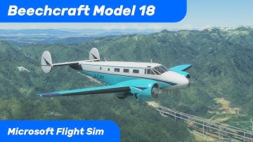 MSFS Beechcraft Model 18 Tutorial - Nav Mode + ILS