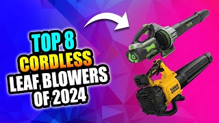 Top 8 Cordless Leaf Blowers of 2024 । Best Cordless Leaf Blowers of 2024 । Pick My Trends