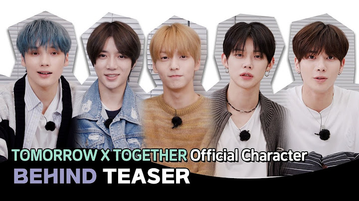 TOMORROW X TOGETHER Official Character BEHIND TEASER