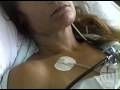 Female S Heartbeat Medical Demo Visible Neck Pulse