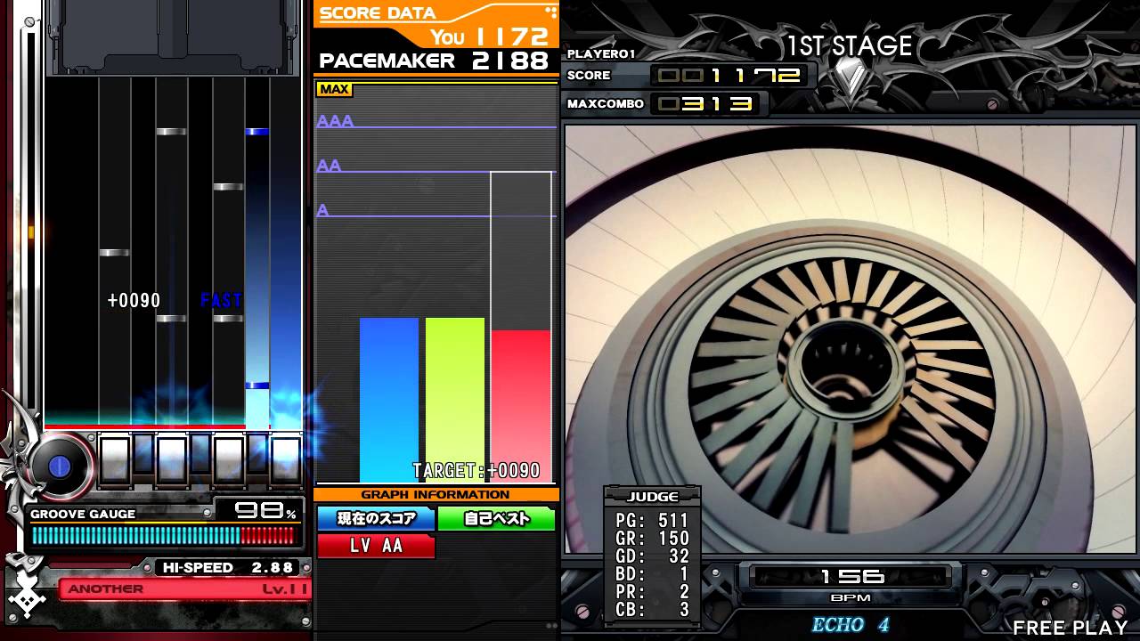 beatmania IIDX 21 SPADA] dj TAKA - rainbow guitar weeps