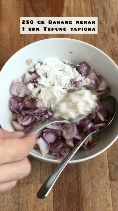 CARA BIKIN BAWANG GORENG RENYAH CUMA PAKE SATU BAHAN!