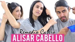 Cómo alisar el cabello sin calor | Pelo liso con maizena ¿FUNCIONA?