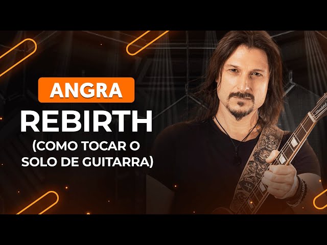 Rebirth - Angra  Vídeo Aula + Tab/Partitura (Passo a Passo) Versão Fábio  Lima 