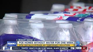 Poe Homes residents without water 6 days after main break
