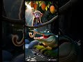 “चालाक बंदर और लालची मगरमच्छ 🐒🐊 | Moral Story” #shorts