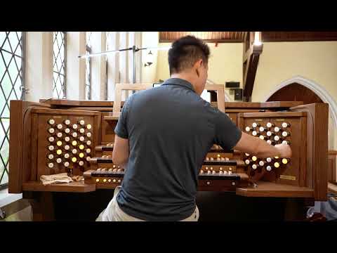 Geoffrey Liu — Working out a transcription from Howl’s Moving Castle! #organrecital #music #studioghibli