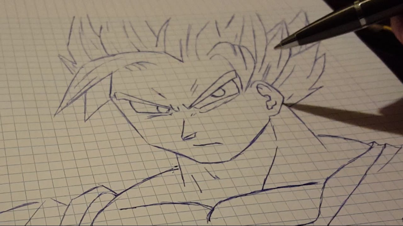 Immagini Colorate Goku Super Sayan Facili Da Disegnare | Migliori