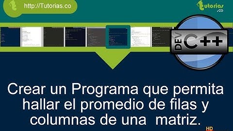 arrays -- visual C++ (promedio filas columnas de una matriz)