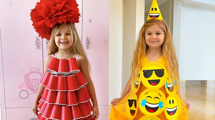 Diana makes a new Dress for Birthday - Cool DIY Id...