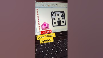 Love Hotel Unicode in Ms Word || Microsoft Word in Pc #shorts #msword #unicode