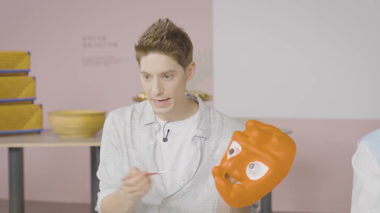 [함께 체험해요 한국 무형유산 - 프랑스] 체험영상_봉산탈춤 탈 만들기