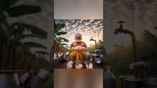 පොඩි සාදූට වැඩ ගොඩායි???☘️Little Monk So cute shortsvideo