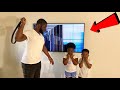 BROKEN TV PRANK ON DAD! 😱