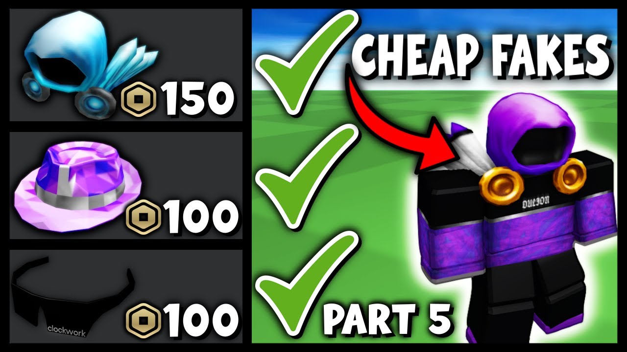 Fake Limiteds That You Can Get for Cheap on Roblox! | Part 5 - YouTube