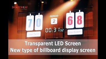 Transparent LED screen: new type of billboard display screen#transparentleddisplay #billboard #led