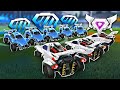 3 SSLs Vs 5 of Each Rank Until They Lose in Rocket League