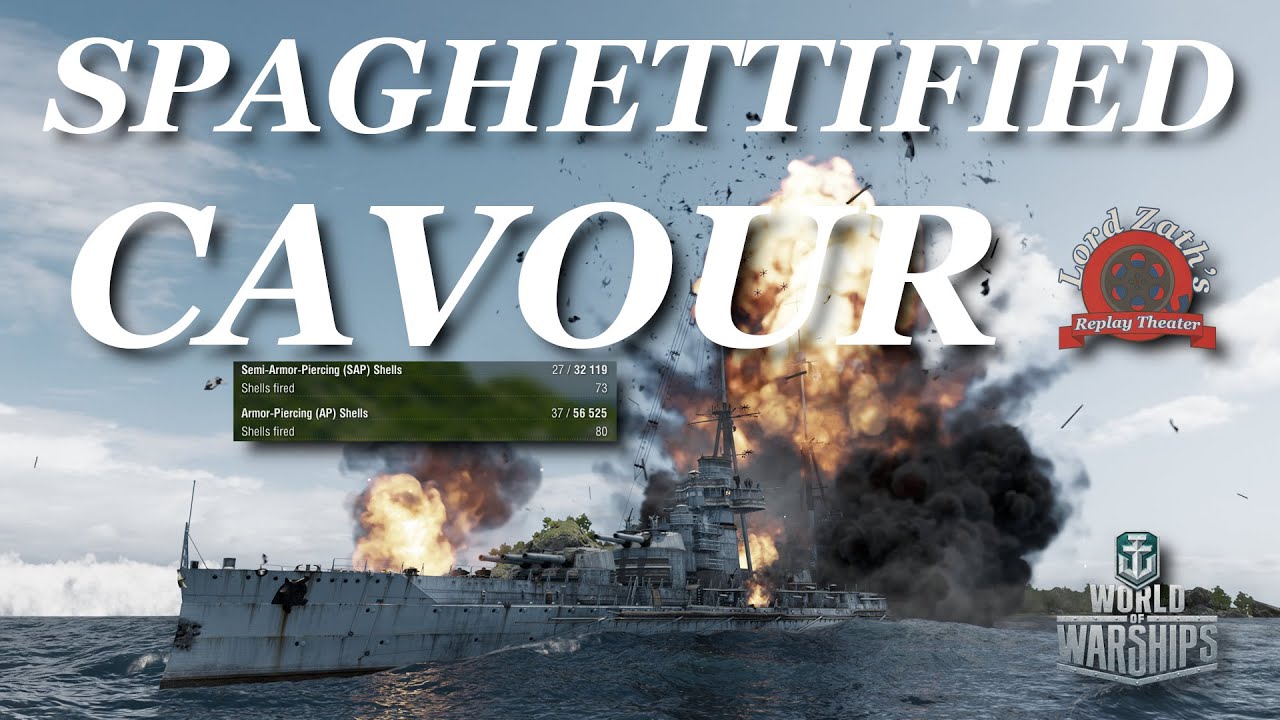 Spaghettified! Conte di Cavour Tier 5 Italian BB | WoWS 2025 Replay | Archipelago Analysis