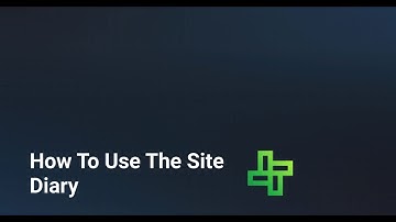 How To Create And Manage Site Diaries In Wunderbuild